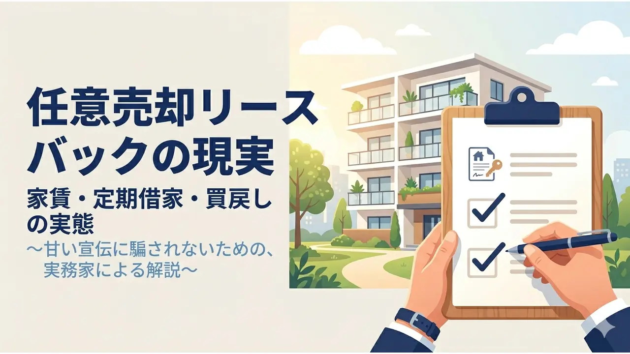 任意売却リースバックの現実