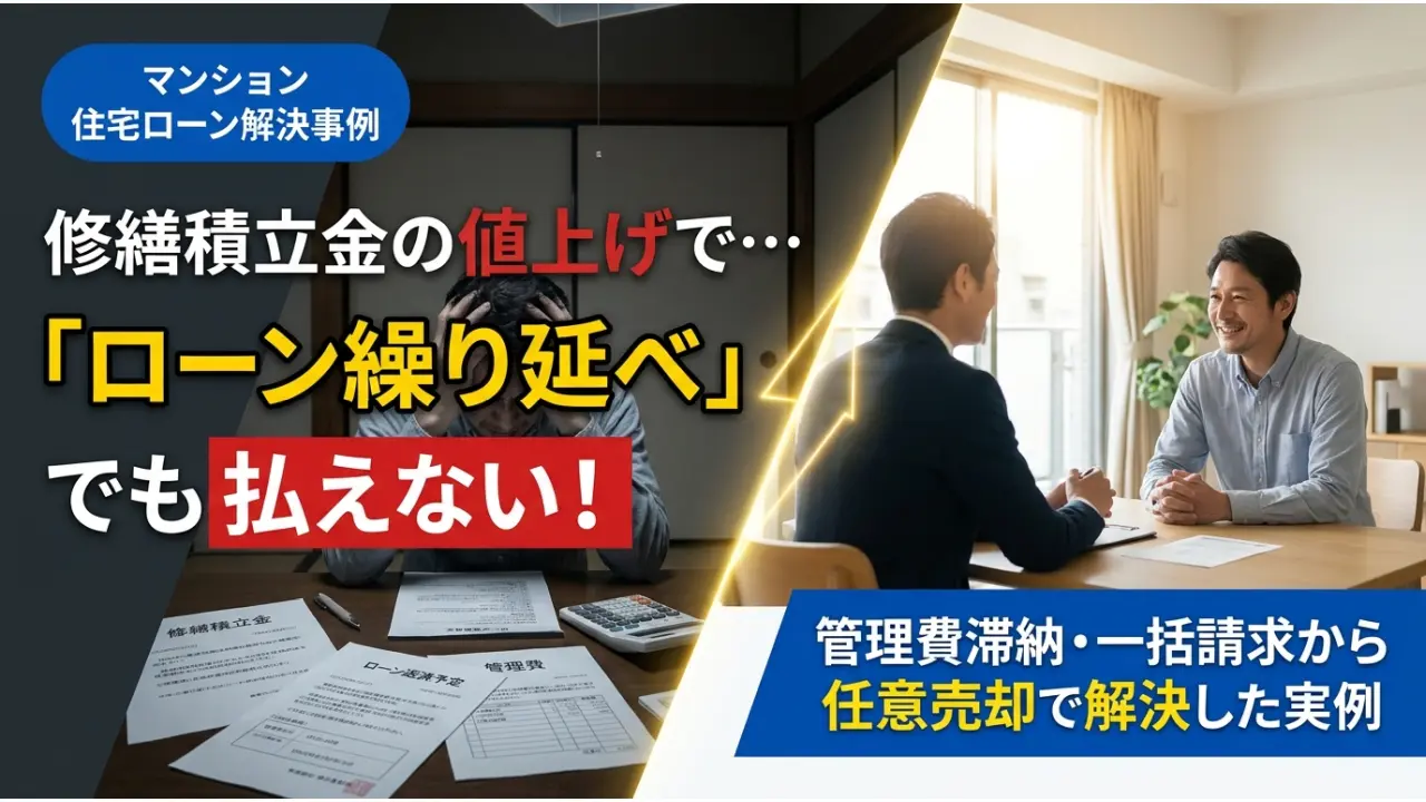 修繕積立金の値上げでローンが払えない